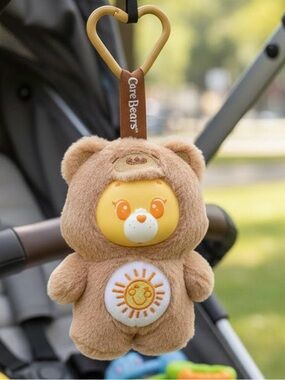 Care Bears Animal Costume Scented Mini Vinyl Plush Pendant - Funshine Bear